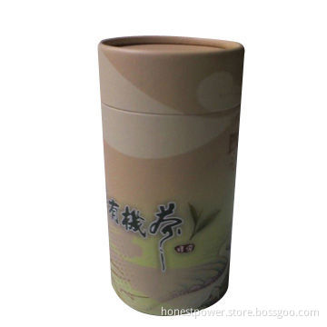 Tea Tubes Box with Paper Cap/Bottom, Customized Sizes and Logos Available